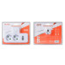 Розетка трійник Т-подібний із заземленням F303-White, 2 розетки+2USB+1Type-C, 2500W, 10A, 110-250V~Max, Blister