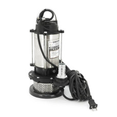 Занурювальний насос, 550W, 220V, до 2 м³/год, підйом до 13м, 25мм, нержавіюча сталь, 375х195х200мм, 4,380кг + перехідник