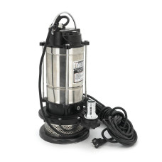 Занурювальний насос, 750W, 220V, до 3 м³/год, підйом до 20 м, 25мм, нержавіюча сталь, 400х230х230 мм, 6,8 кг. + перехідник