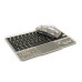 Бездротовий комплект YT-KB333 (KB+Mouse), (Eng / Pyc), 2.4G, 78 клавіш, Black/Transparent, Box