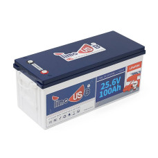 Акумуляторна батарея LiFePO4 Timeusb 25.6V 100Ah, 2560Wh, BMS 100A, 532*207*216мм
