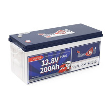 Акумуляторна батарея LiFePO4 Timeusb 12.8V 200Ah Plus, 2560Wh, BMS 200A, 532*207*216мм