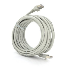 Патч-корд литий RITAR, FTP, RJ45, Cat.5e, 5m, сірий, Cu (мідь) Q200