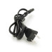 Кабель живлення CN 0.7m, 0.5mm, PC-184/2 A-C7 2 pin (американський роз'єм), Black, OEM Q50