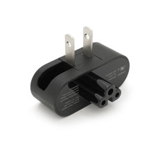Перехідник складаний, m-m, американка\3pin, Black, BOX