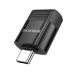 Перехідник Borofone BV18 USB3.0(F) => Type-C(M), Black, Blister