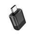 Перехідник Borofone BV18 USB3.0(F) => Type-C(M), Black, Blister