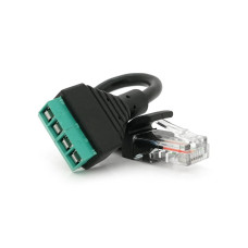 Роз'єм для підключення RJ-45(M) (4 контакти) з клемами під кабель Q100