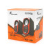 Колонки 2.0 Hotmai HN-88 USB+3.5mm, 2x3W, 20Hz-18KHz, з регулятором гучності, Blue/Red, BOX, Q24