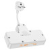 Мережевий фільтр HOCO AC11A на 2 розетки + 3 USB + USB-C, 17W, кабель 1,5 м, 220В, Black, Box