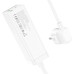Мережевий фільтр HOCO AC9A на 1 розетку + 2 USB+USB-C, 30W, 220В, кабель 1,5м, White, Box