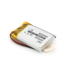 Літій-полімерний акумулятор 6*20*30mm (Li-ion 3.7В 300мА·год)
