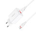 Набір BOROFONE BA21A СЗУ+ кабель Type-C, 1xUSB, 3A, кабель 1м, White, Blister