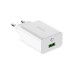 Набір BOROFONE BA21A СЗУ+ кабель Type-C, 1xUSB, 3A, кабель 1м, White, Blister