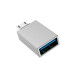 Перехідник Borofone BV2 USB2.0(F) => Micro(M), Silver, Blister