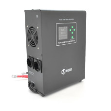 ДБЖ з правильною синусоїдою Europower EPWM-MPS-2500/24 (1800 Вт) 5/10/15/20/30А, під зовнішню АКБ 24В (AGM/GEL/LFP), кріплення на стіну. Q1 (460*230*380)