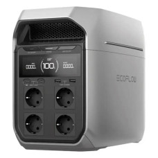 Портативна зарядна станція EcoFlow DELTA 3 Plus (ємність 1024 Вт·ч), 4000 циклів, потужність 1800 Вт (пікова 3600 Вт), 398*200*284 мм, вага 13кг
