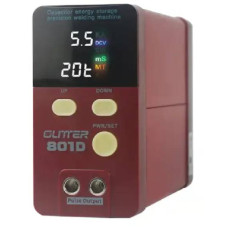 Апарат точкового зварювання конденсаторний GLITTER 801D Ni-Cd, Ni-MH, Li-Ion, стрічка 0,05-0,35 мм, струм 500-2000А, 220V, 16 мм2, t=0-20ms, 12kW