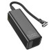 Портативний повітряний насос HOCO ZP7, до 10 атм, вбудований акумулятор 5000mAh, ліхтарик, Black, Box