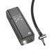 Портативний повітряний насос HOCO ZP7, до 10 атм, вбудований акумулятор 5000mAh, ліхтарик, Black, Box