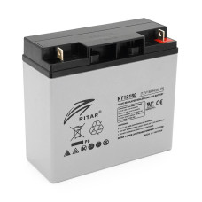 Акумуляторна батарея AGM RITAR RT12180GL5, Gray Case, 12V 18.0Ah(177х75х167 ) Q4