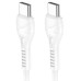 Кабель Hoco X37, Type-C-Type-C, 60W, White, довжина 0.5м, BOX