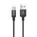 Кабель Hoco X14, Type-C-USB, 3A, Black, довжина 1м, BOX