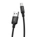 Кабель Hoco X14, Type-C-USB, 3A, Black, довжина 1м, BOX