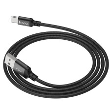 Кабель Hoco X14, Type-C-USB, 3A, Black, довжина 1м, BOX