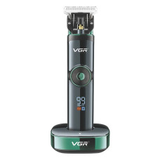 Акумуляторна машинка для стрижки VGR V-671, 4 насадки, LED display, Box