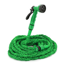 Шланг Садовий KY-300G, 8.8-30м/100ft, + розпилювач, насадка на кран, Green, Box