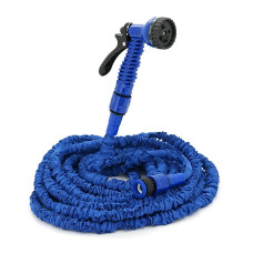 Шланг Садовий KY-300B, 8.8-30м/100ft, + розпилювач, насадка на кран, Blue, Box