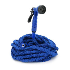 Шланг Садовий KY-520B, 17.5-52.5м/175ft, + розпилювач, насадка на кран, Blue, Box