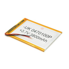 Літій-полімерний акумулятор 4*70*100mm (Li-ion 3.7В 3800мА·год)