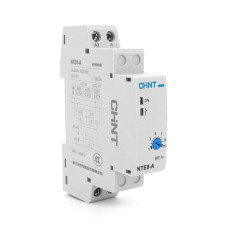 Реле часу CHINT NTE8A015S, на DIN-рейку, затримка відключення-0.1с-5с, Ue/le: AC-15 240В/0,75А, -5°С~+40°С, 93х66,5х18,5 мм