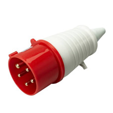 Вилка кабельна HOROZ SF-025, 5 контактів, 3Р+N+E, 32А, 380V, IP44
