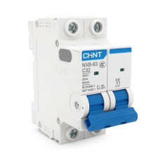 Автоматичний вимикач змінного струму CHINTNXB-63 2P C32, 32A