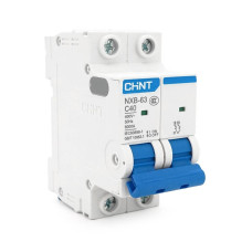 Автоматичний вимикач змінного струму CHINTNXB-63 2P C40, 40A