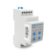 Реле контролю фаз CHINT NJYB3-6 AC380V, 3F3P, Захист U+(1,05~1,3)*Us/U-(0,7~0,95)*Us,Затримка 0,1~10с,Захист обриву/послідовності фаз/баланс20%, Ue240/415V, Ie0.75/0.47, 1CO+1NO