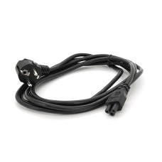 Кабель живлення Schuko PC-186 CEE7/7-IEC C5, 3.0M, 1.0mm, для ноутбука, OEM Q150