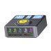 Зарядні станція з цифровою індикацією MECHANIC S-Power, 3*PD3.1-100W, QC3.0-15W, USB-A. Wireless Charging, 3*Socket, 220V/135W. 125*131*54mm