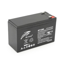 Акумуляторна батарея AGM RITAR RT1280, Black Case, 12V 8.0Ah( 151 х 65 х 94 (100) ) Q10