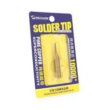 Жало для паяльника MECHANIC 900M-T-FS 4*6,3mm, мідь, висока теплопровідність, швидке нагрівання, вузький конус гнутий