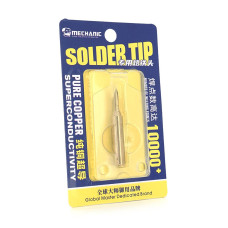 Жало для паяльника MECHANIC 900M-T-K 4*6,3mm, мідь, висока теплопровідність, швидке нагрівання, широке кутове перо