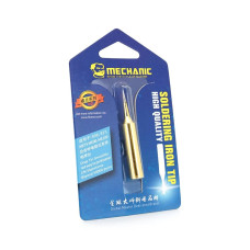 Жало для паяльника MECHANIC MCN 900M-T-I 4*6,3mm, мідь, гальванічне покриття (gl), висока теплопровідність, швидке нагрівання, широкий MCN конус