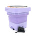 Пральна машина H576 MINI P, складана, 9л, 12В, 25Вт, 1.2кг, LED-індикатор, електронне управління, 29,5*29,5(14.5)мм, пластик, фіолетовий
