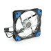 Кулер корпусний 12025 DC sleeve fan 3pin + 4pin - 120*120*25мм, 12V, 1100об/хв, Blue