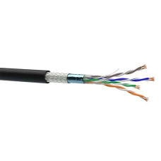 Кабель Одескабель КГПВсЕО-ВП (100) 4*2*AWG25/7 SF/UTP-cat.5E patch), CU, спеціальний компаунд на основі PVC, подвiйний екран. багатожильний, 305м.