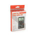 Мультиметр HAOYUE DT-860С Вимірювання: V(AC/DC), A(DC), Ω, С°. Функції: продзвонювання, тест діодів. Щупи+термопара, Box