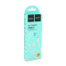Кабель HOCO X1 USB-1 3 in 1 Micro/Iphone/Type-C, 2A, довжина 1м, White, Box